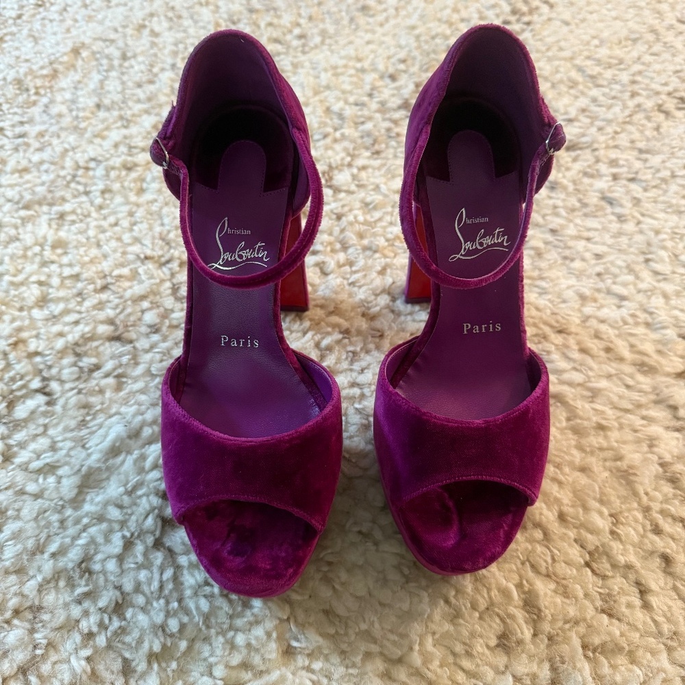 NEW Christian Louboutin Sandaloo Platform Sandal - Sz. 39